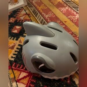Gray Shark-Themed Helmet